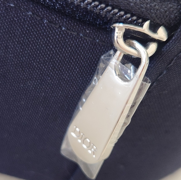 DIOR Round Vanity Makeup Case Navy Blue - Picture 3 of 3